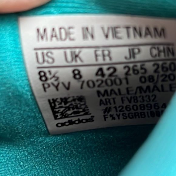 Adidas Ultraboost 2.0 DNA Parley Primeblue ULTRA RARE color pattern. Size 8.5 - Picture 11 of 11